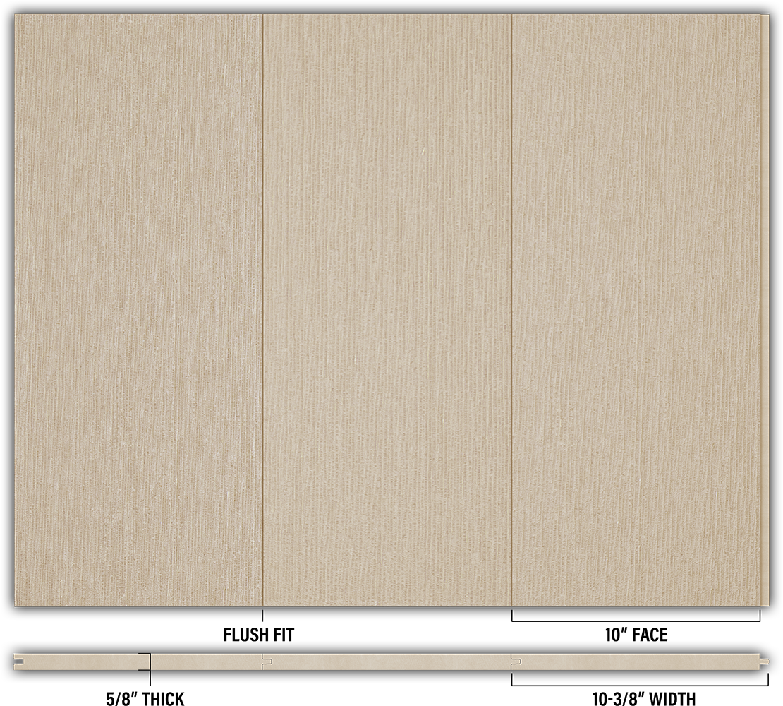 10″ RoughSawn T&G Modern Shiplap Strips - Individual