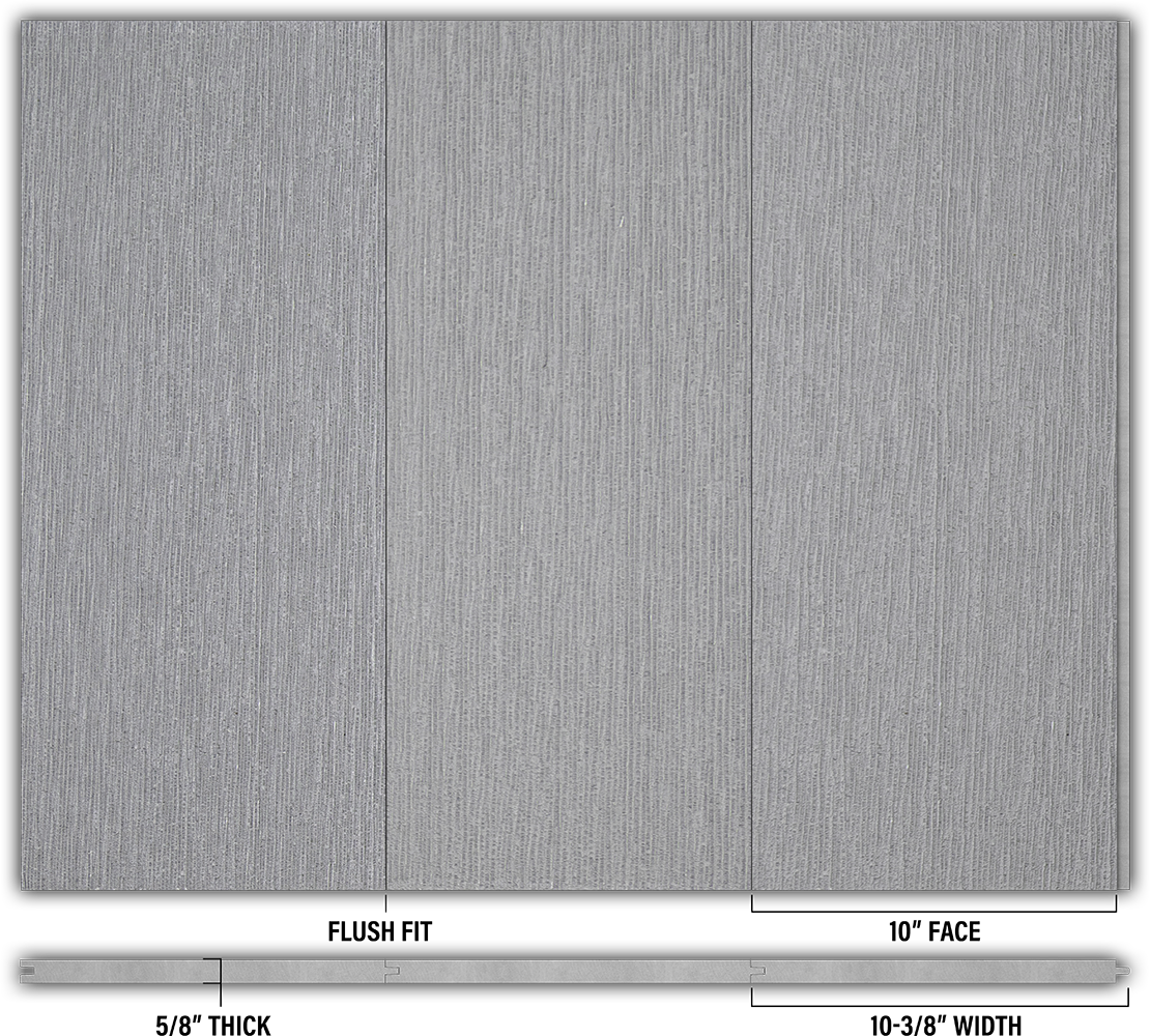 10″ RoughSawn T&G Modern Shiplap Strips - Individual