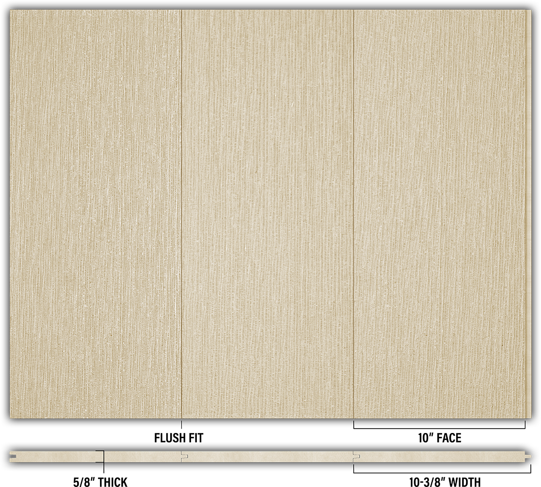 10″ RoughSawn T&G Modern Shiplap Strips - Individual
