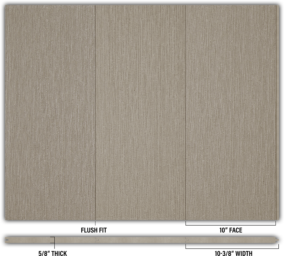10″ RoughSawn T&G Modern Shiplap Strips - Individual