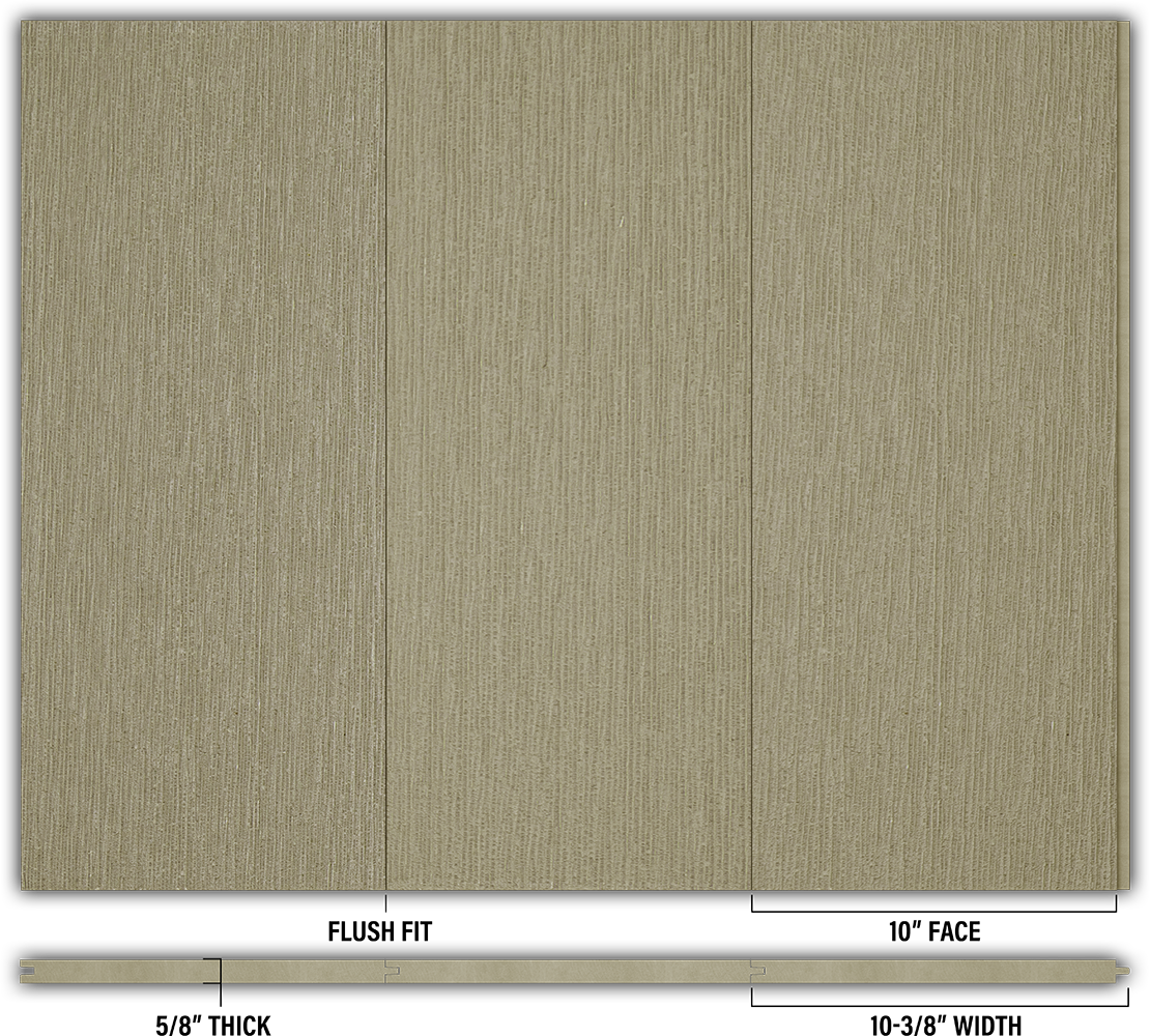 10″ RoughSawn T&G Modern Shiplap Strips - Individual