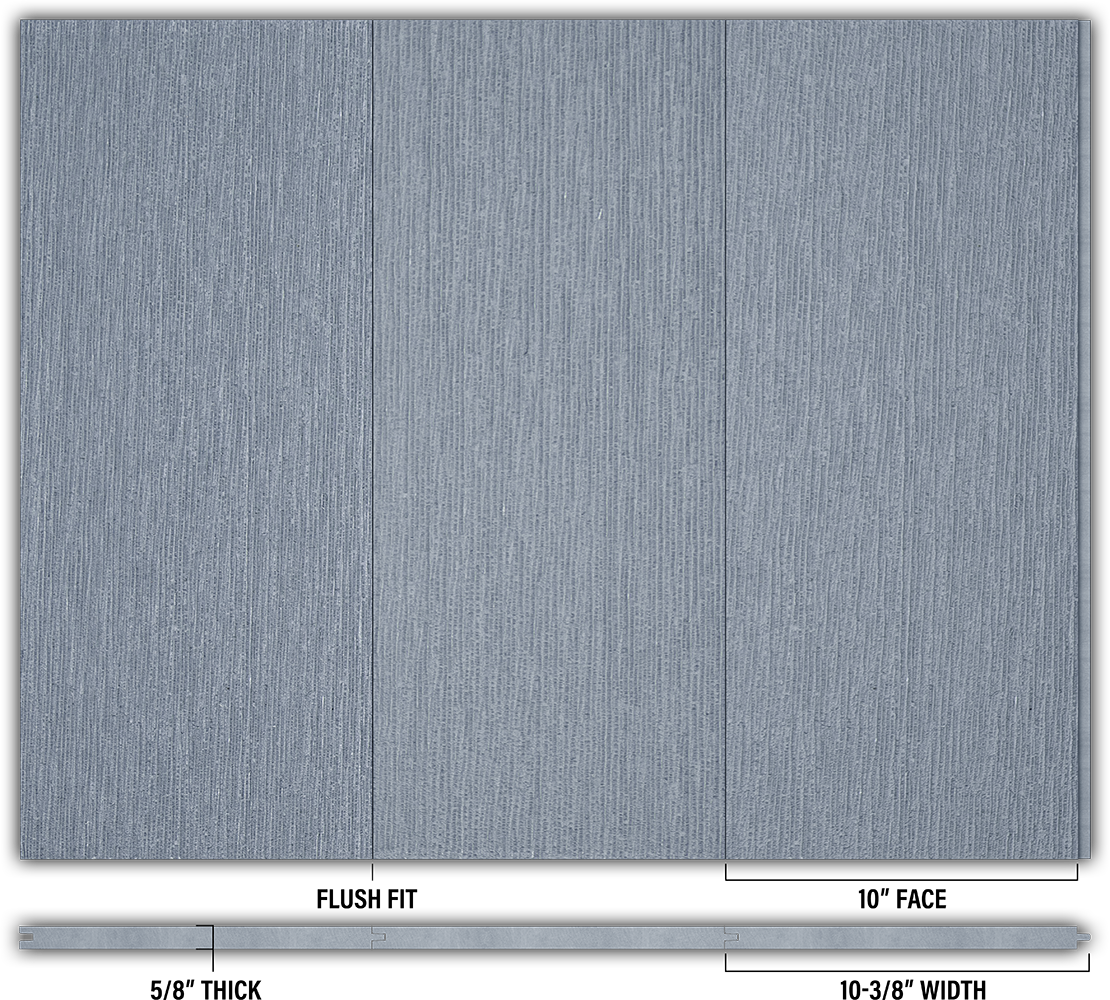 10″ RoughSawn T&G Modern Shiplap Strips - Individual