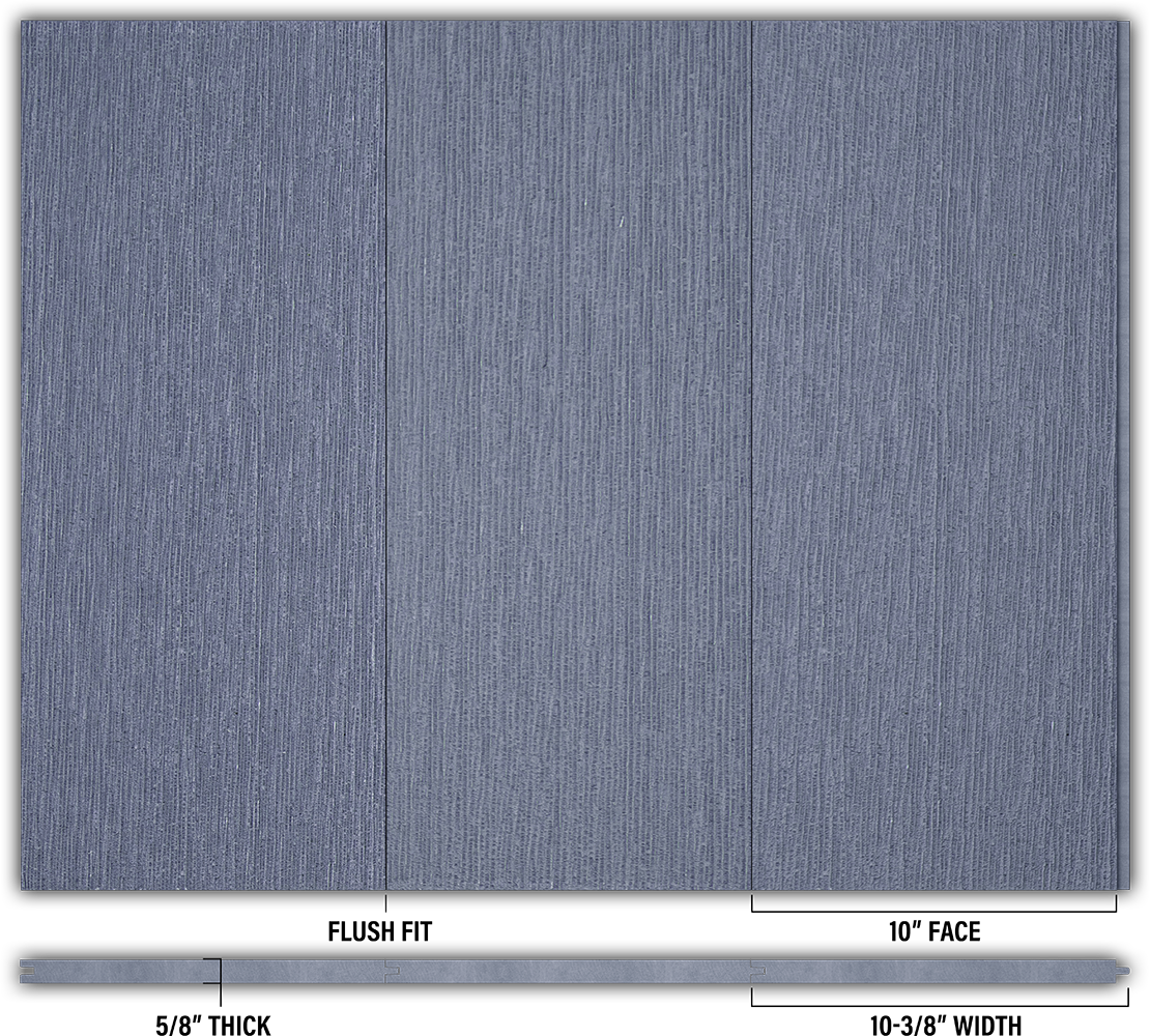 10″ RoughSawn T&G Modern Shiplap Strips - Individual