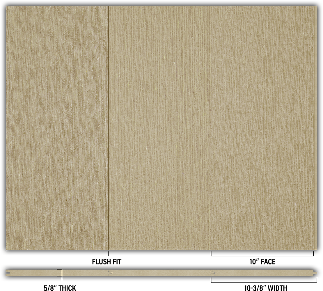 10″ RoughSawn T&G Modern Shiplap Strips - Individual