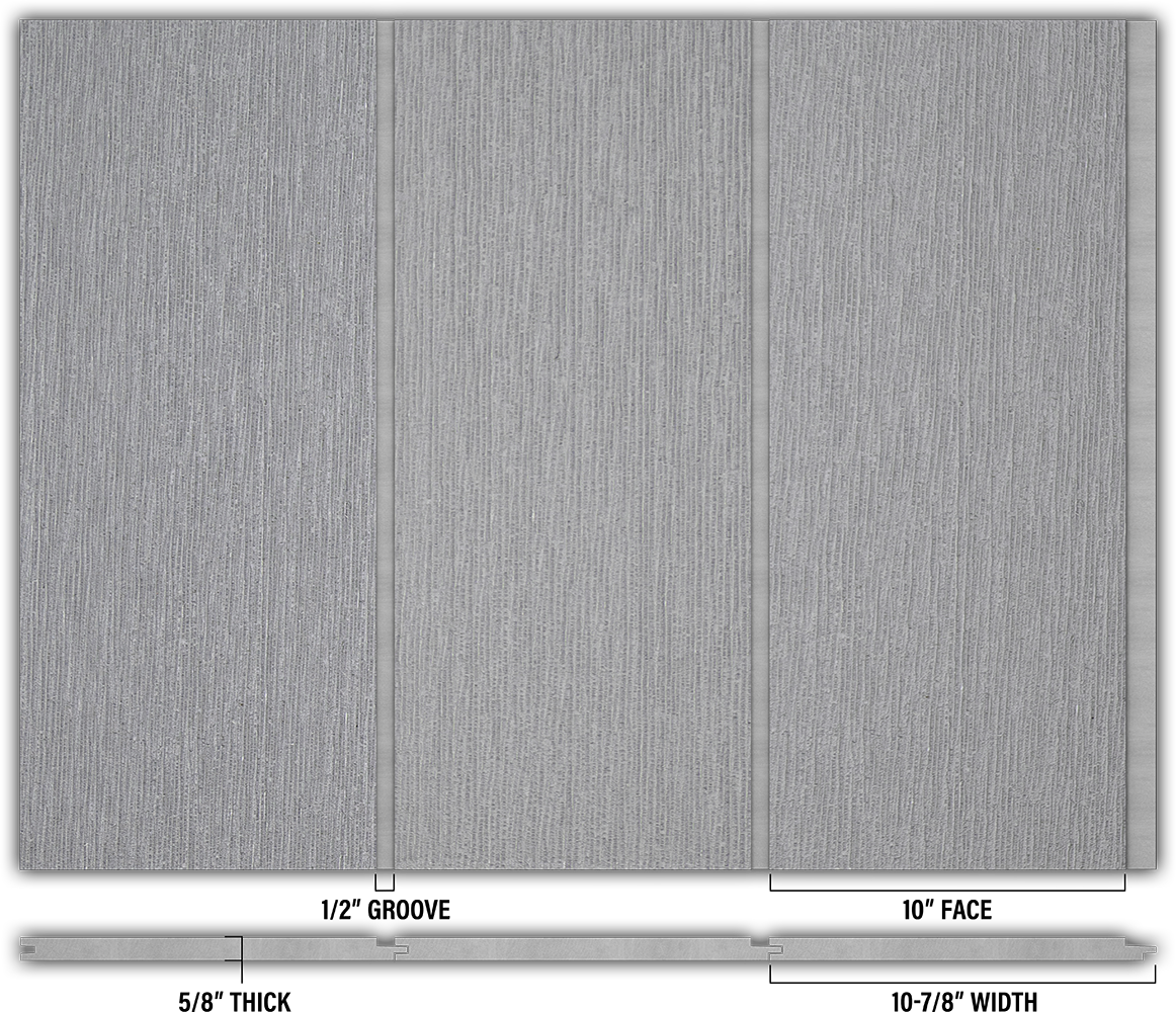 10″ RoughSawn T&G Modern Shiplap Strips - Individual