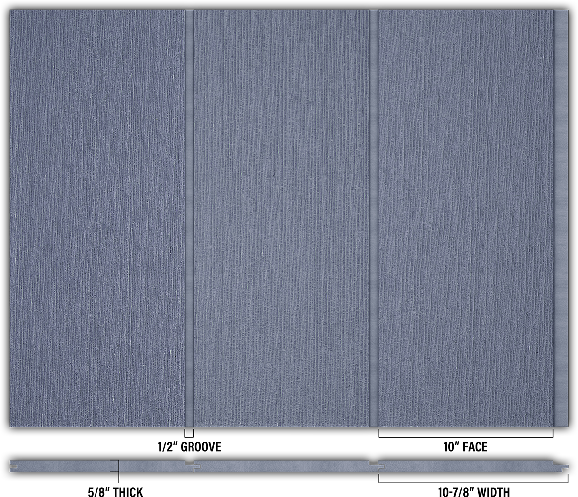 10″ RoughSawn T&G Modern Shiplap Strips - Individual
