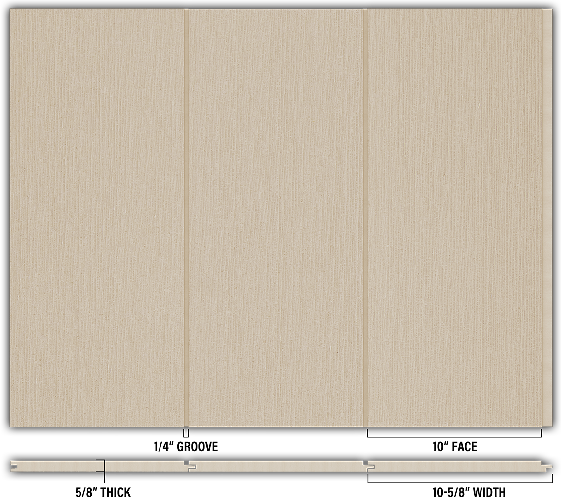 10″ RoughSawn T&G Modern Shiplap Strips - Individual