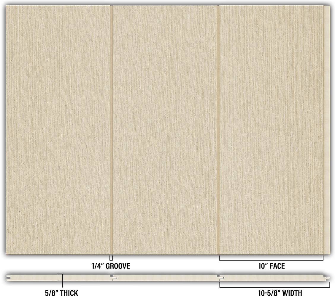 10″ RoughSawn T&G Modern Shiplap Strips - Individual