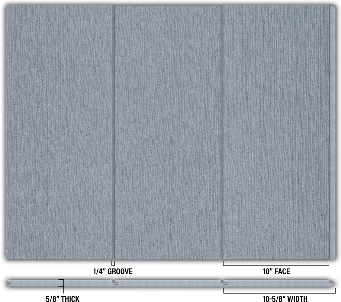 10″ RoughSawn T&G Modern Shiplap Strips - Individual
