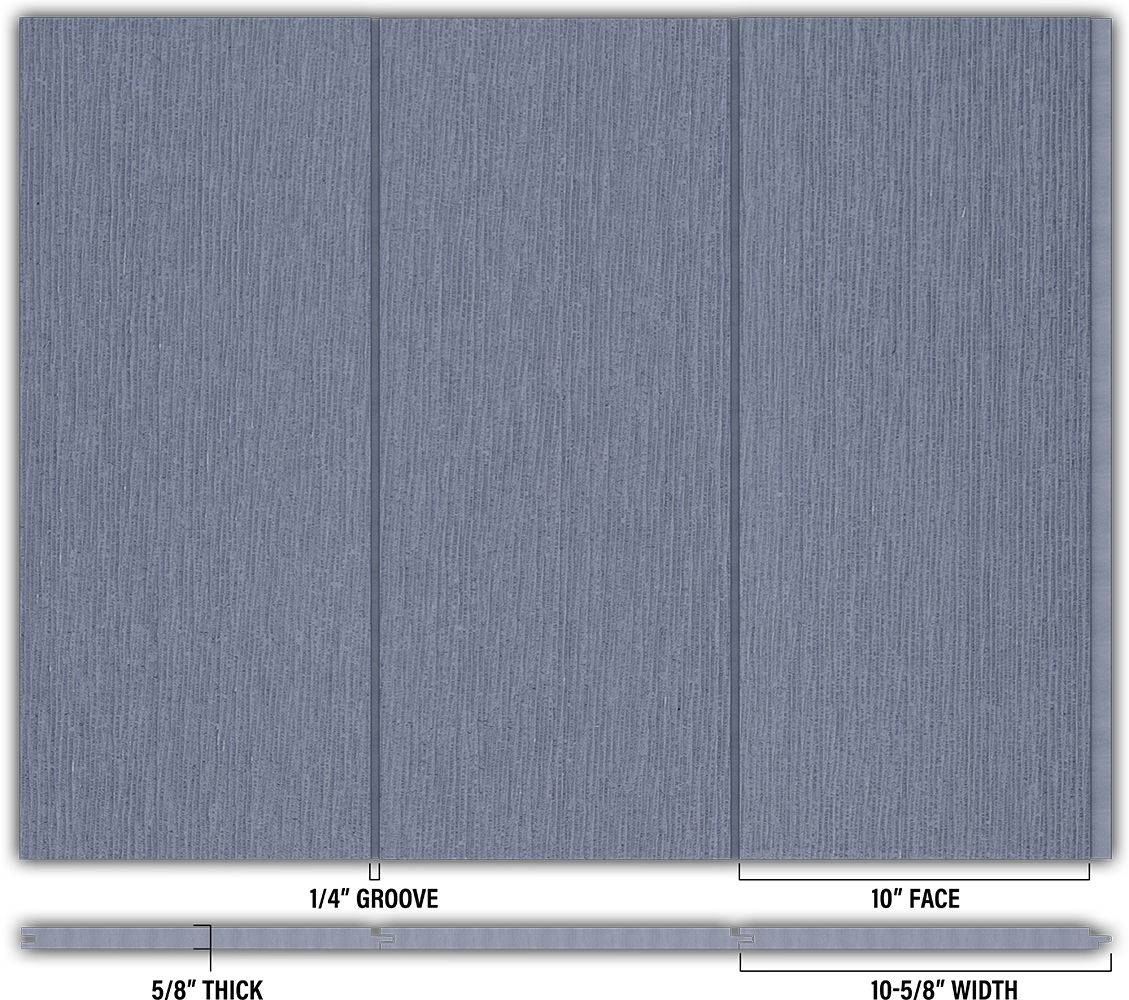 10″ RoughSawn T&G Modern Shiplap Strips - Individual