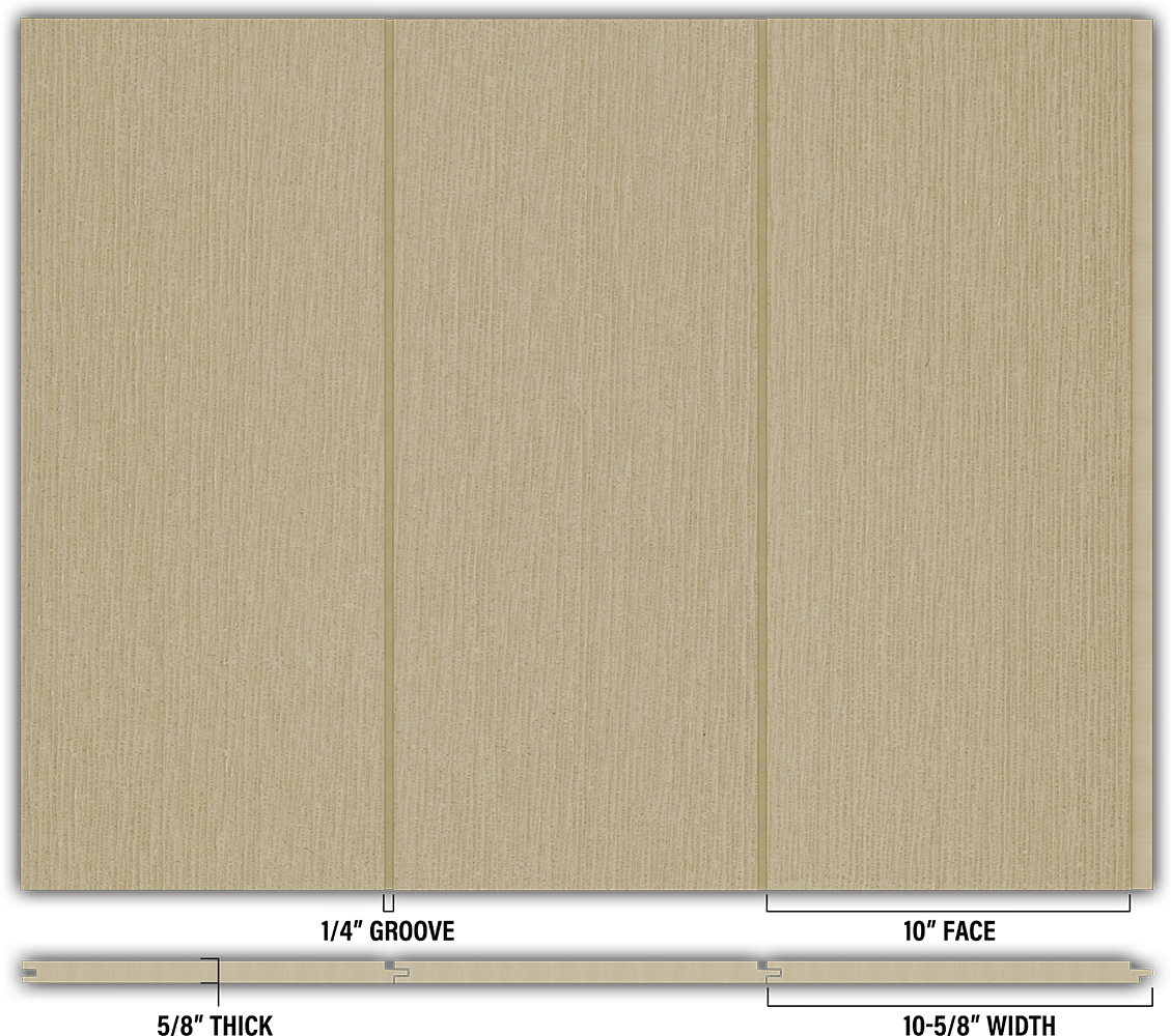 10″ RoughSawn T&G Modern Shiplap Strips - Individual