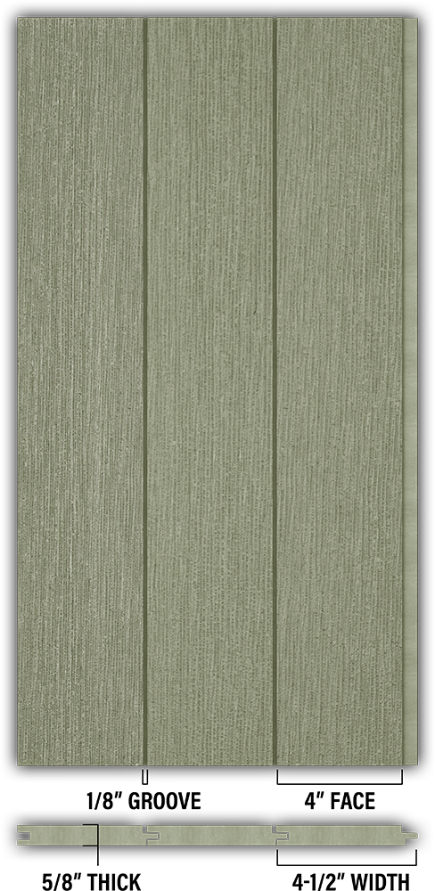 4″ RoughSawn T&G Modern Shiplap Strips - Individual