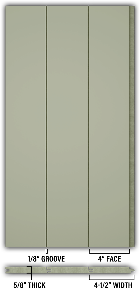 4″ Smooth T&G Modern Shiplap Strips - Individual