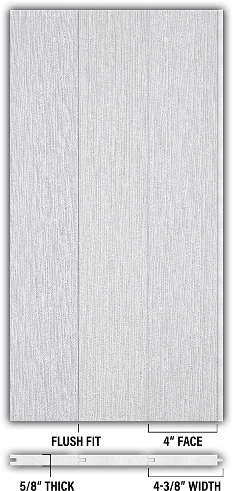 4″ RoughSawn T&G Modern Shiplap Strips - Individual