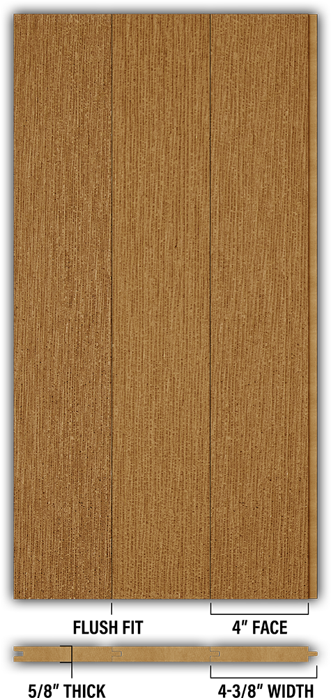 4″ RoughSawn T&G Modern Shiplap Strips - Individual
