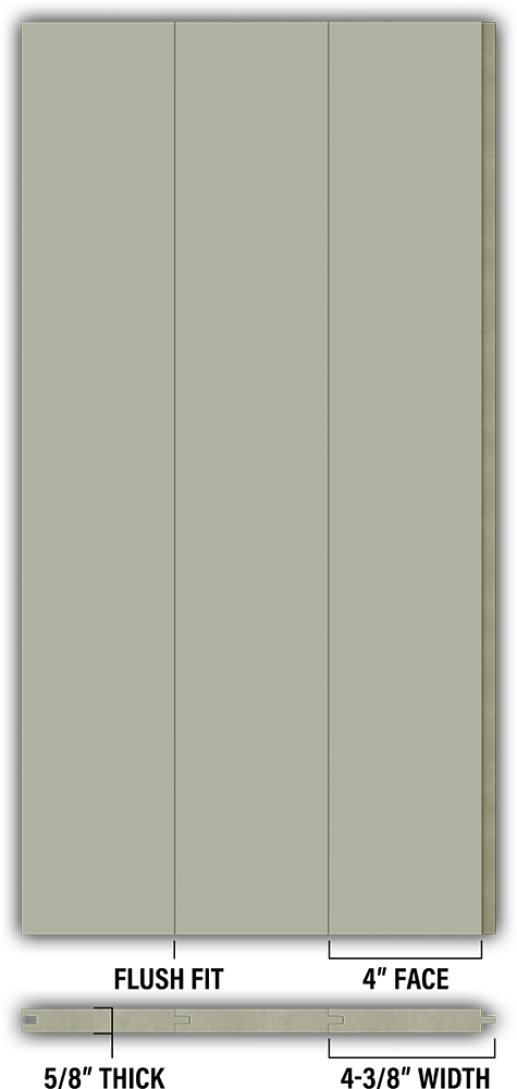 4″ Smooth T&G Modern Shiplap Strips - Individual