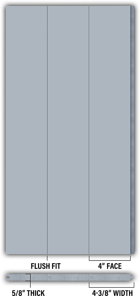 4″ Smooth T&G Modern Shiplap Strips - Individual