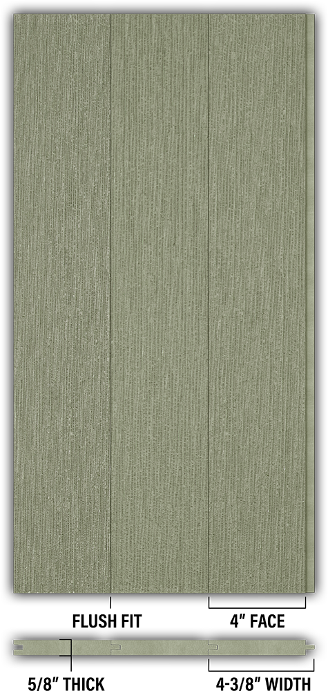 4″ RoughSawn T&G Modern Shiplap Strips - Individual