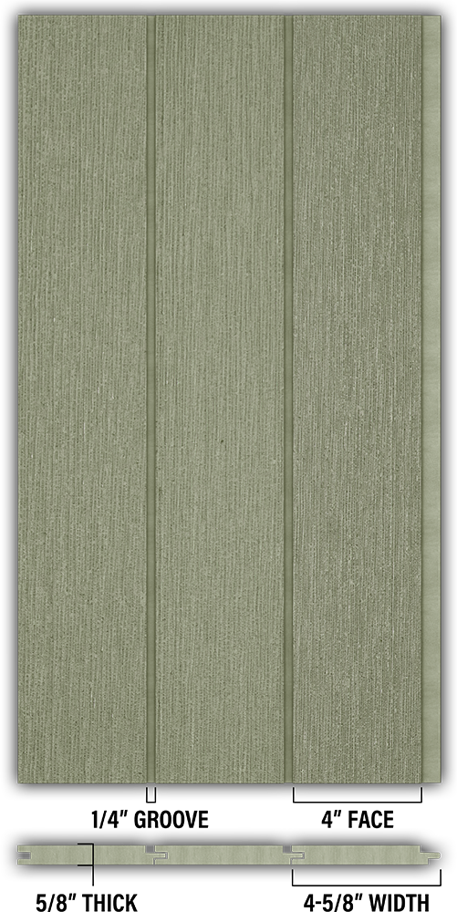 4″ RoughSawn T&G Modern Shiplap Strips - Individual