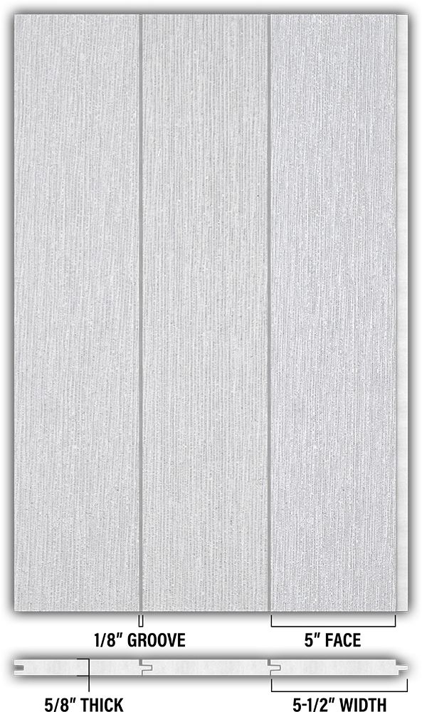 5″ RoughSawn T&G Modern Shiplap Strips - Individual