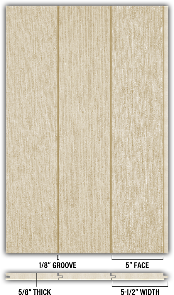 5″ RoughSawn T&G Modern Shiplap Strips - Individual