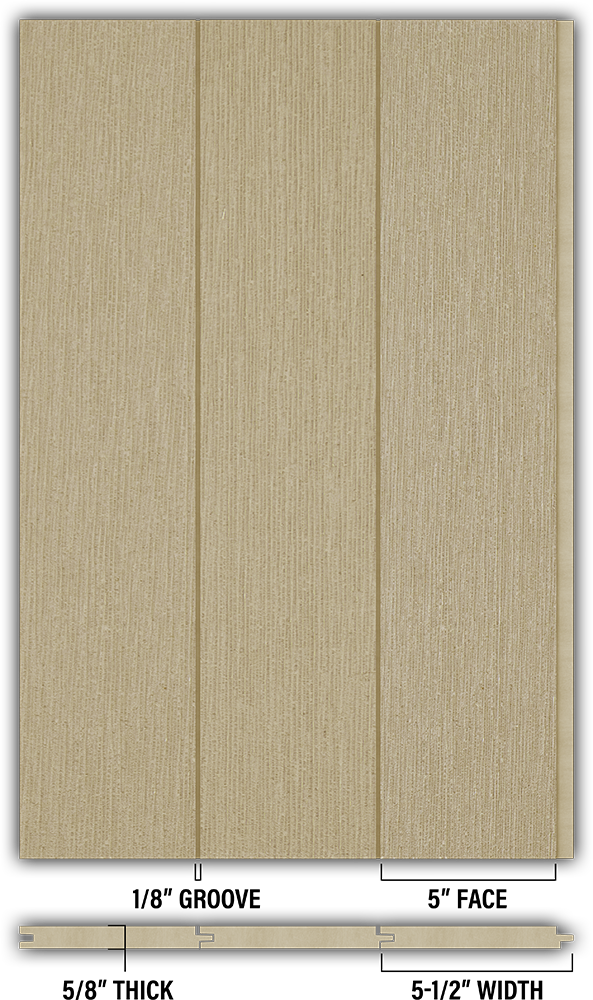 5″ RoughSawn T&G Modern Shiplap Strips - Individual