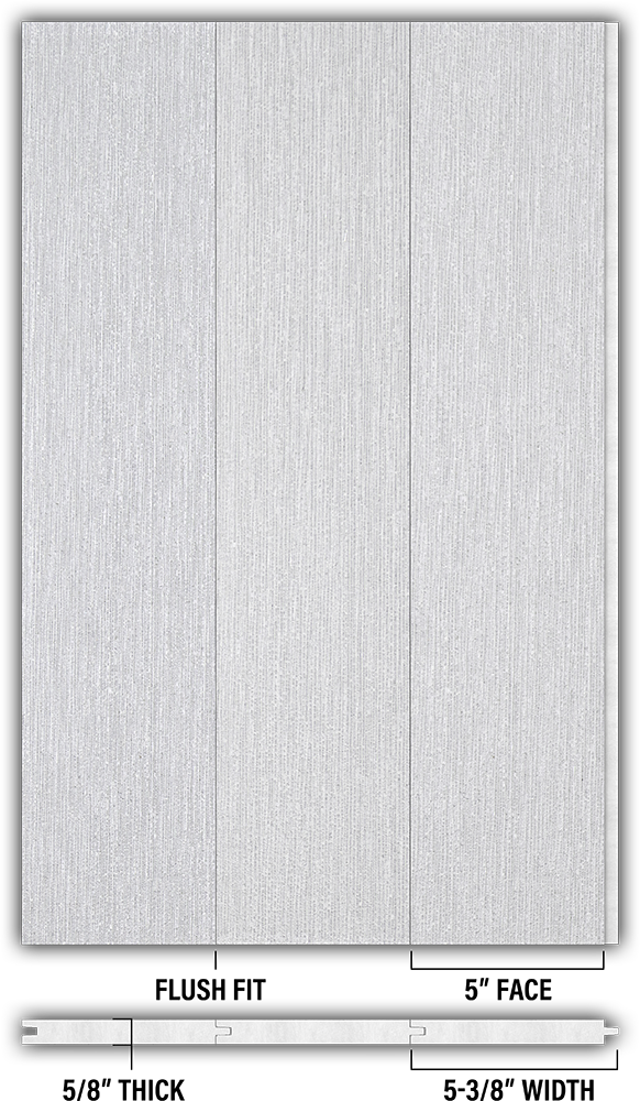 5″ RoughSawn T&G Modern Shiplap Strips - Individual