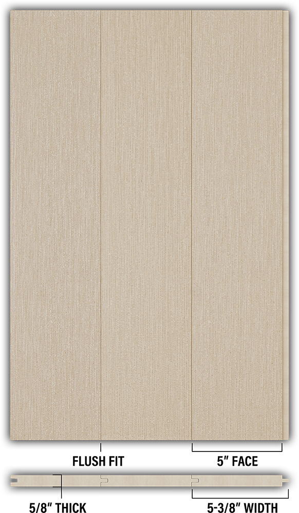 5″ RoughSawn T&G Modern Shiplap Strips - Individual