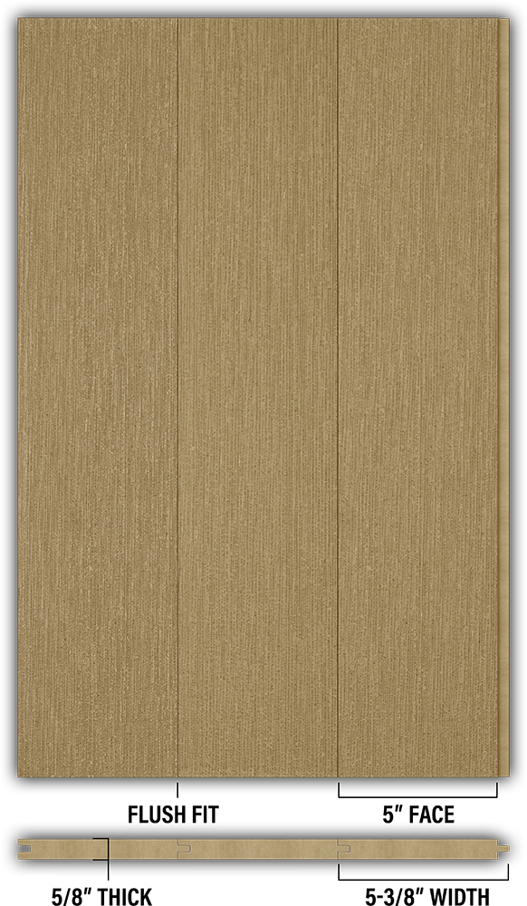 5″ RoughSawn T&G Modern Shiplap Strips - Individual