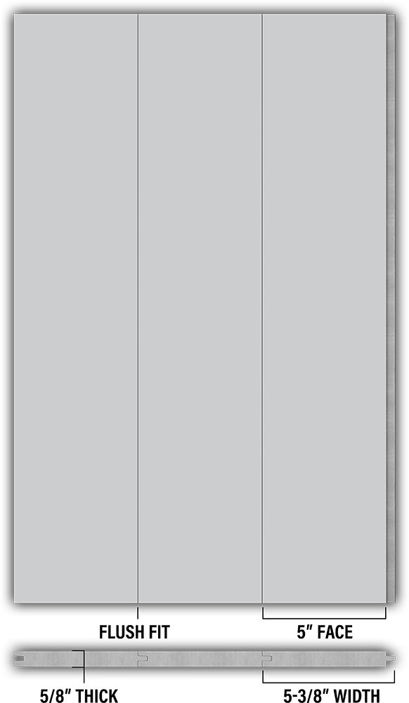 5″ Smooth T&G Modern Shiplap Strips - Individual