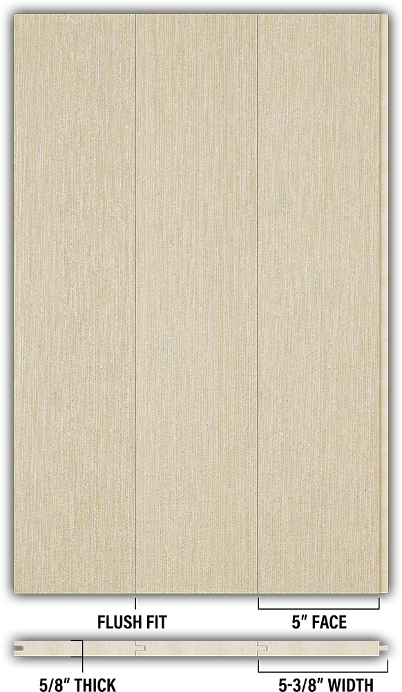 5″ RoughSawn T&G Modern Shiplap Strips - Individual
