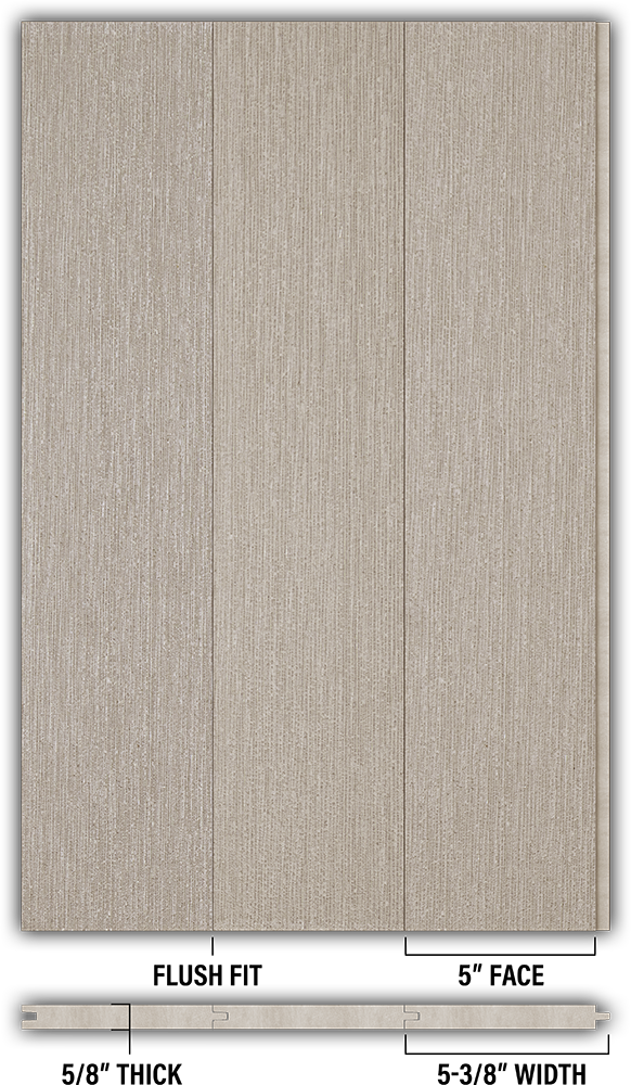 5″ RoughSawn T&G Modern Shiplap Strips - Individual