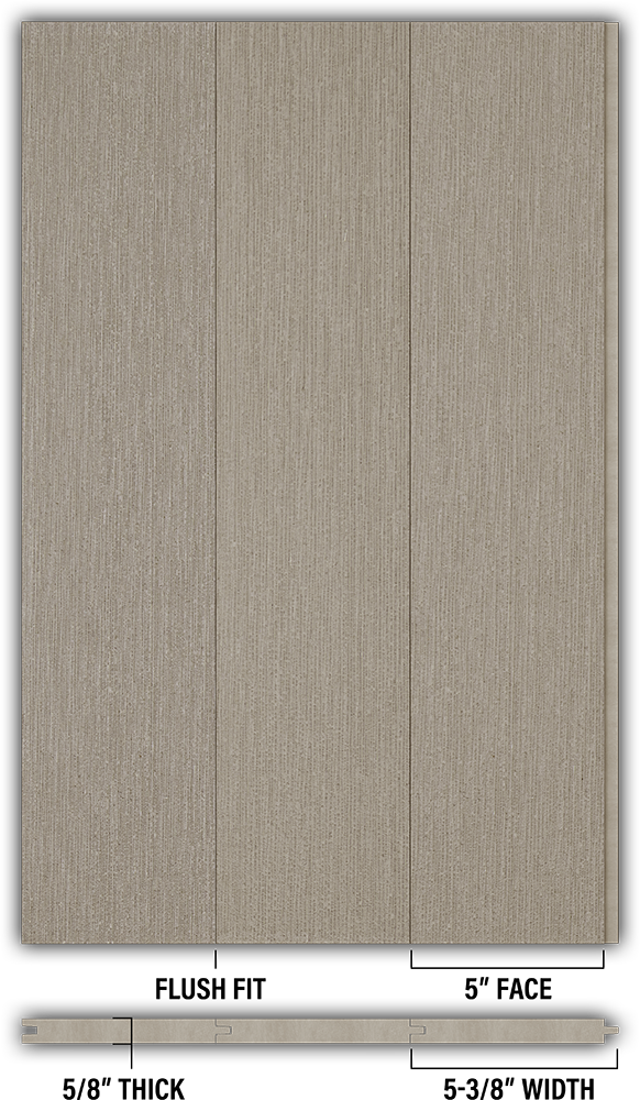 5″ RoughSawn T&G Modern Shiplap Strips - Individual