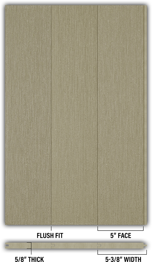 5″ RoughSawn T&G Modern Shiplap Strips - Individual