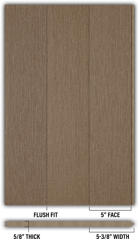 5″ RoughSawn T&G Modern Shiplap Strips - Individual