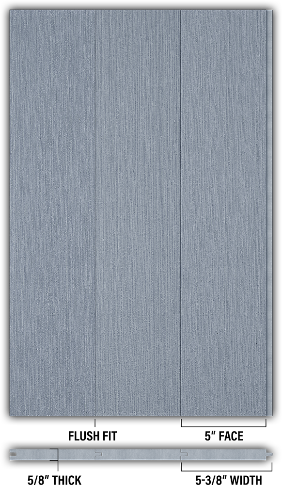 5″ RoughSawn T&G Modern Shiplap Strips - Individual