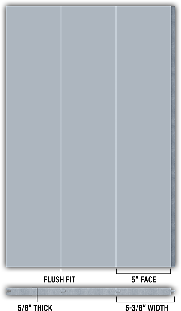 5″ Smooth T&G Modern Shiplap Strips - Individual