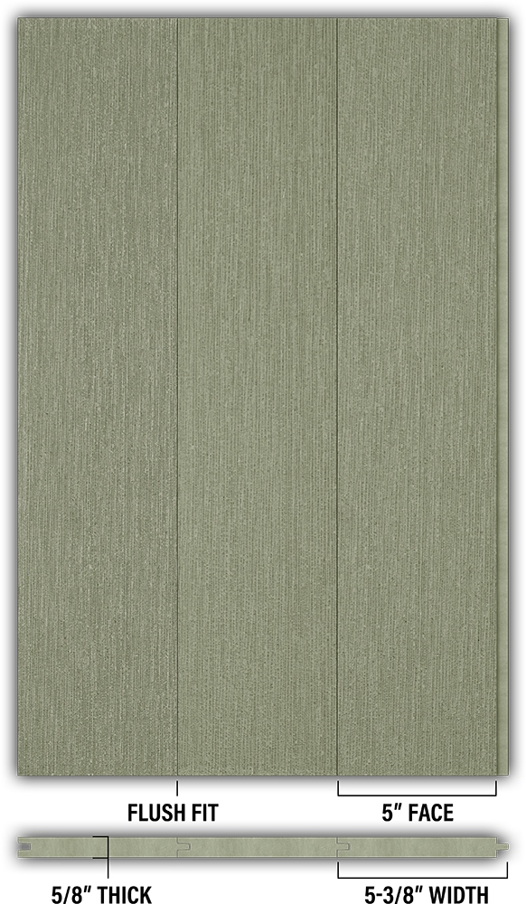 5″ RoughSawn T&G Modern Shiplap Strips - Individual