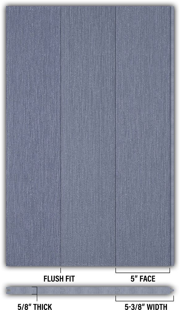 5″ RoughSawn T&G Modern Shiplap Strips - Individual
