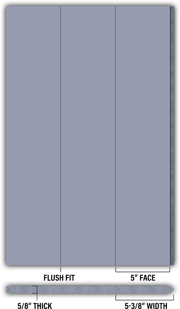5″ Smooth T&G Modern Shiplap Strips - Individual