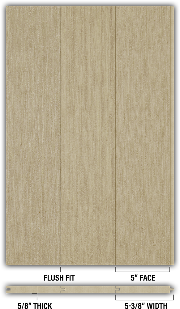5″ RoughSawn T&G Modern Shiplap Strips - Individual
