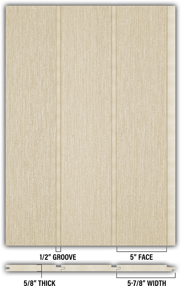5″ RoughSawn T&G Modern Shiplap Strips - Individual