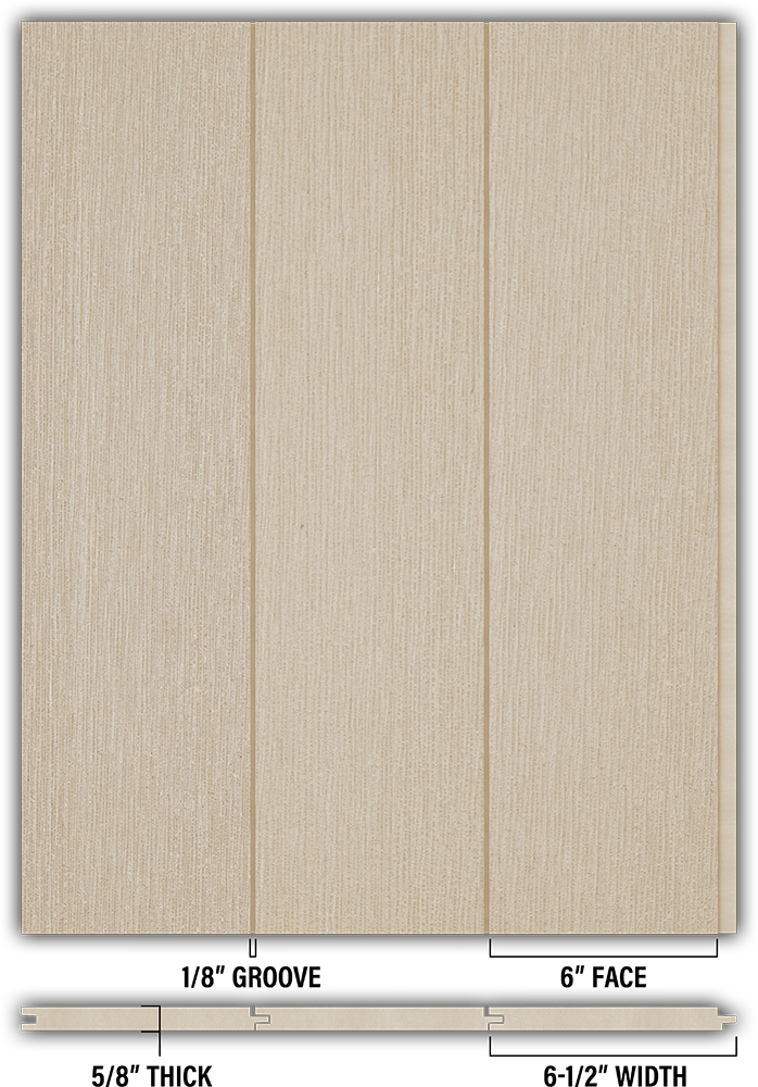 6″ RoughSawn T&G Modern Shiplap Strips - Individual