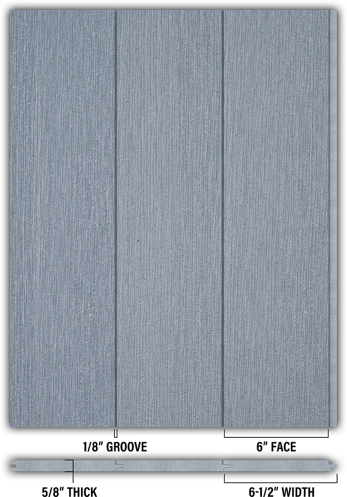 6″ RoughSawn T&G Modern Shiplap Strips - Individual