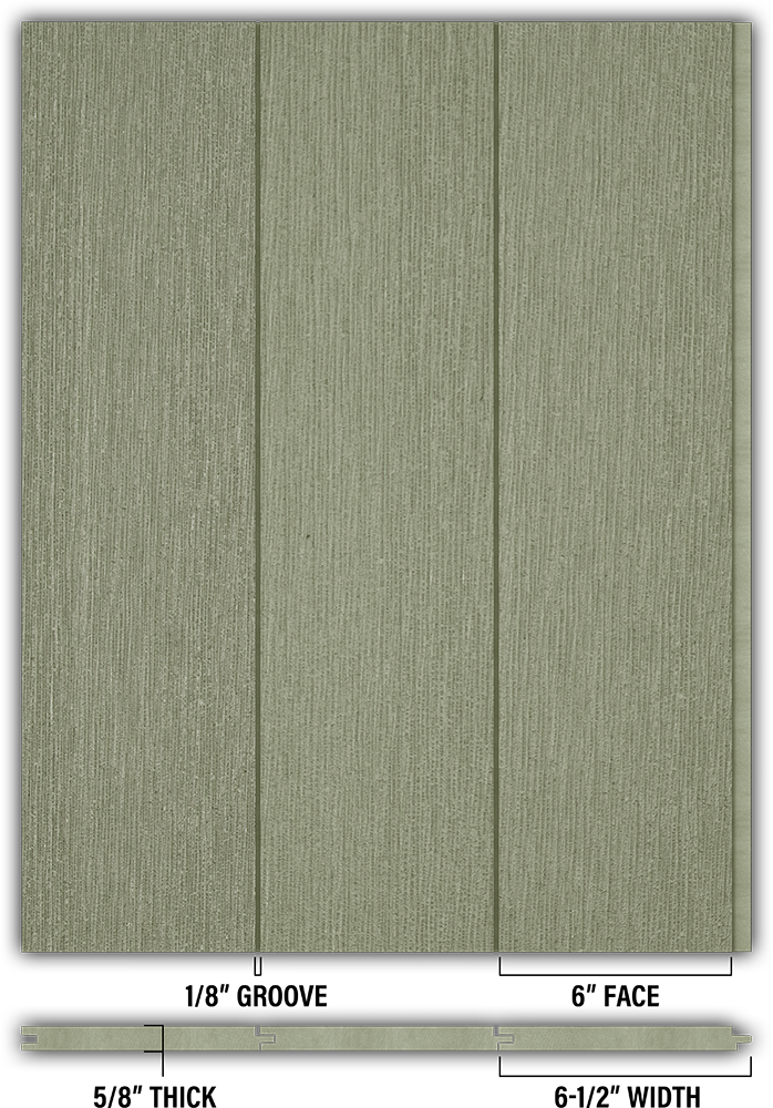 6″ RoughSawn T&G Modern Shiplap Strips - Individual