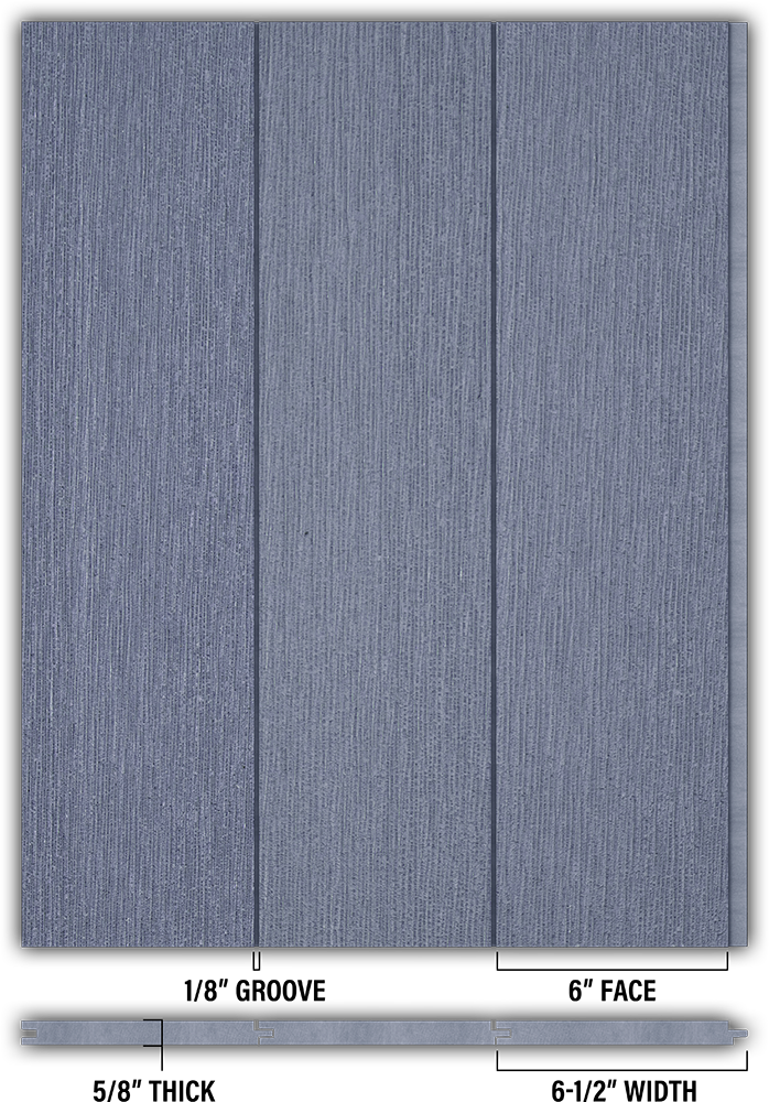 6″ RoughSawn T&G Modern Shiplap Strips - Individual