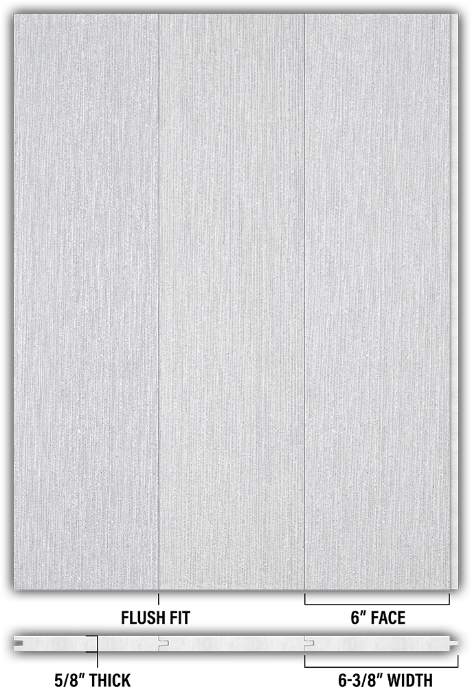 6″ RoughSawn T&G Modern Shiplap Strips - Individual