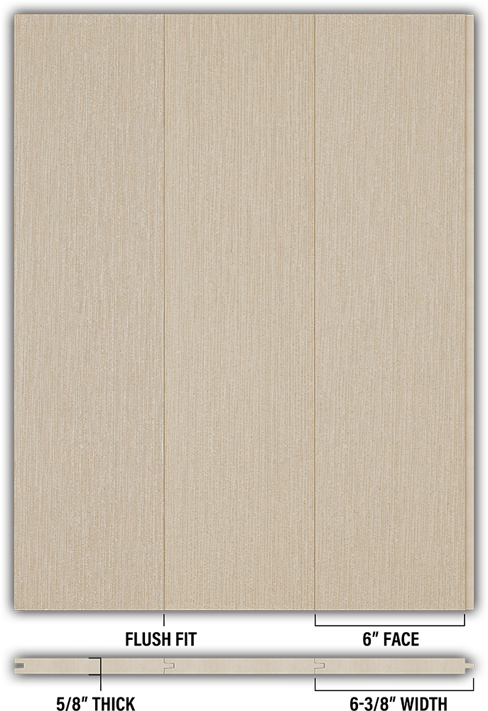 6″ RoughSawn T&G Modern Shiplap Strips - Individual