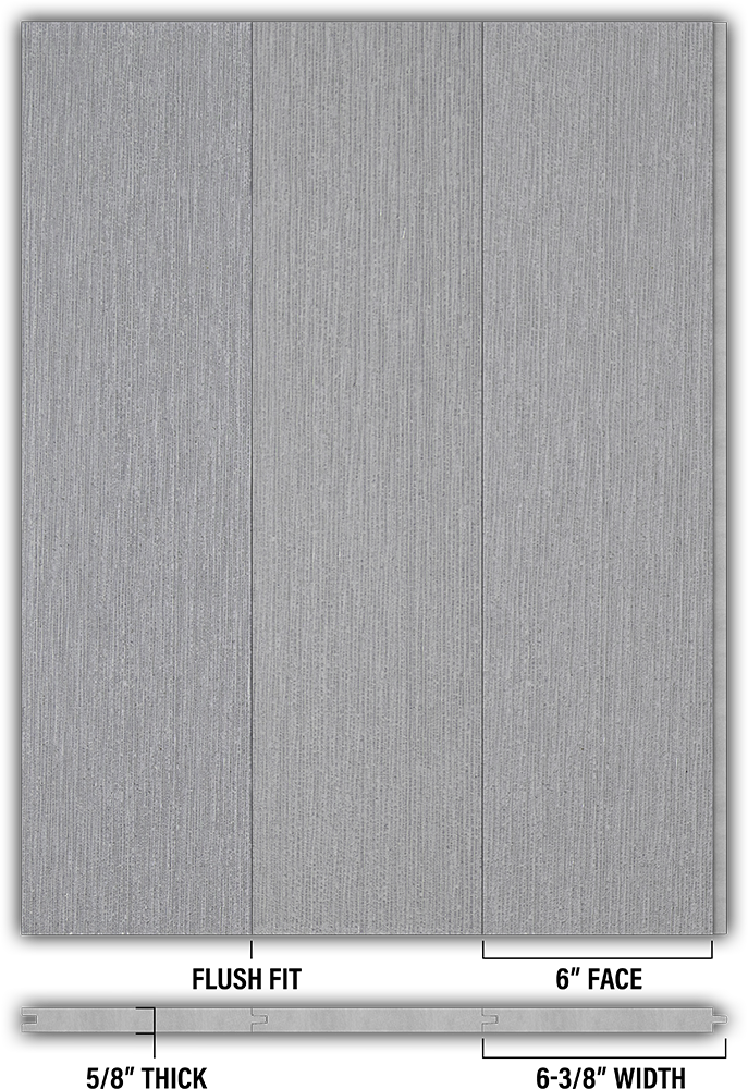 6″ RoughSawn T&G Modern Shiplap Strips - Individual