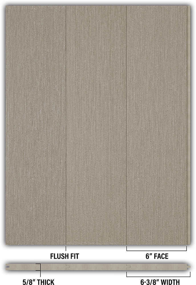 6″ RoughSawn T&G Modern Shiplap Strips - Individual
